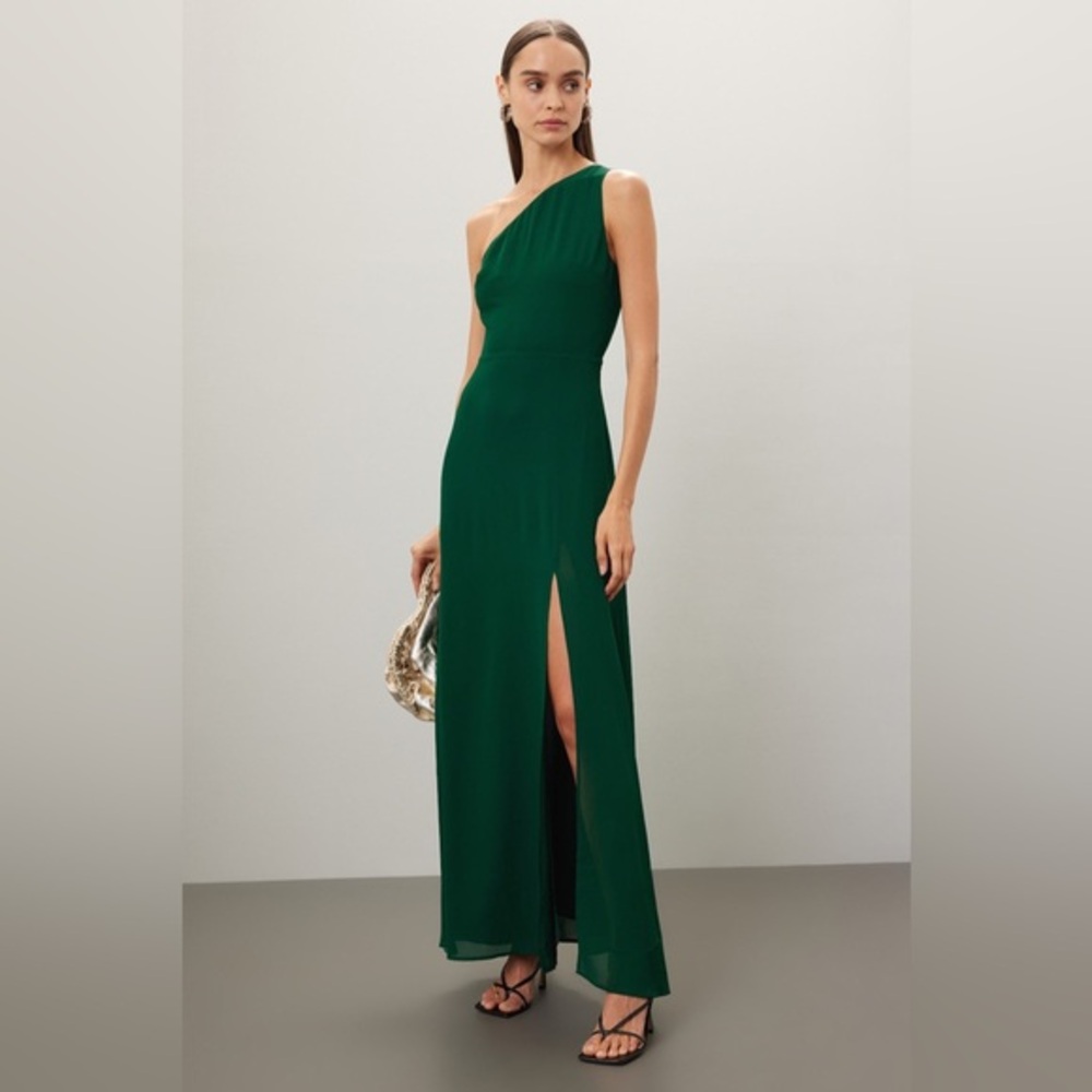 Reformation Evelyn Dress in Emerald